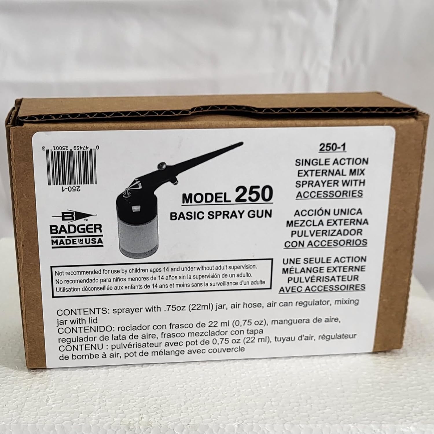 Badger Air-Brush Co 250-1 Basic Spray Gun Set - Image 2